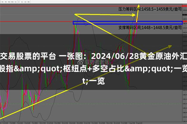 交易股票的平台 一张图：2024/06/28黄金原油外汇股指&quot;枢纽点+多空占比&quot;一览