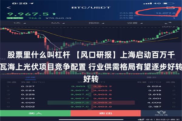 股票里什么叫杠杆 【风口研报】上海启动百万千瓦海上光伏项目竞争配置 行业供需格局有望逐步好转