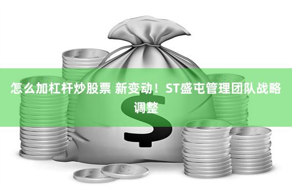 怎么加杠杆炒股票 新变动！ST盛屯管理团队战略调整