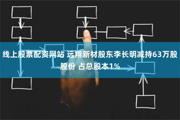 线上股票配资网站 远翔新材股东李长明减持63万股股份 占总股本1%